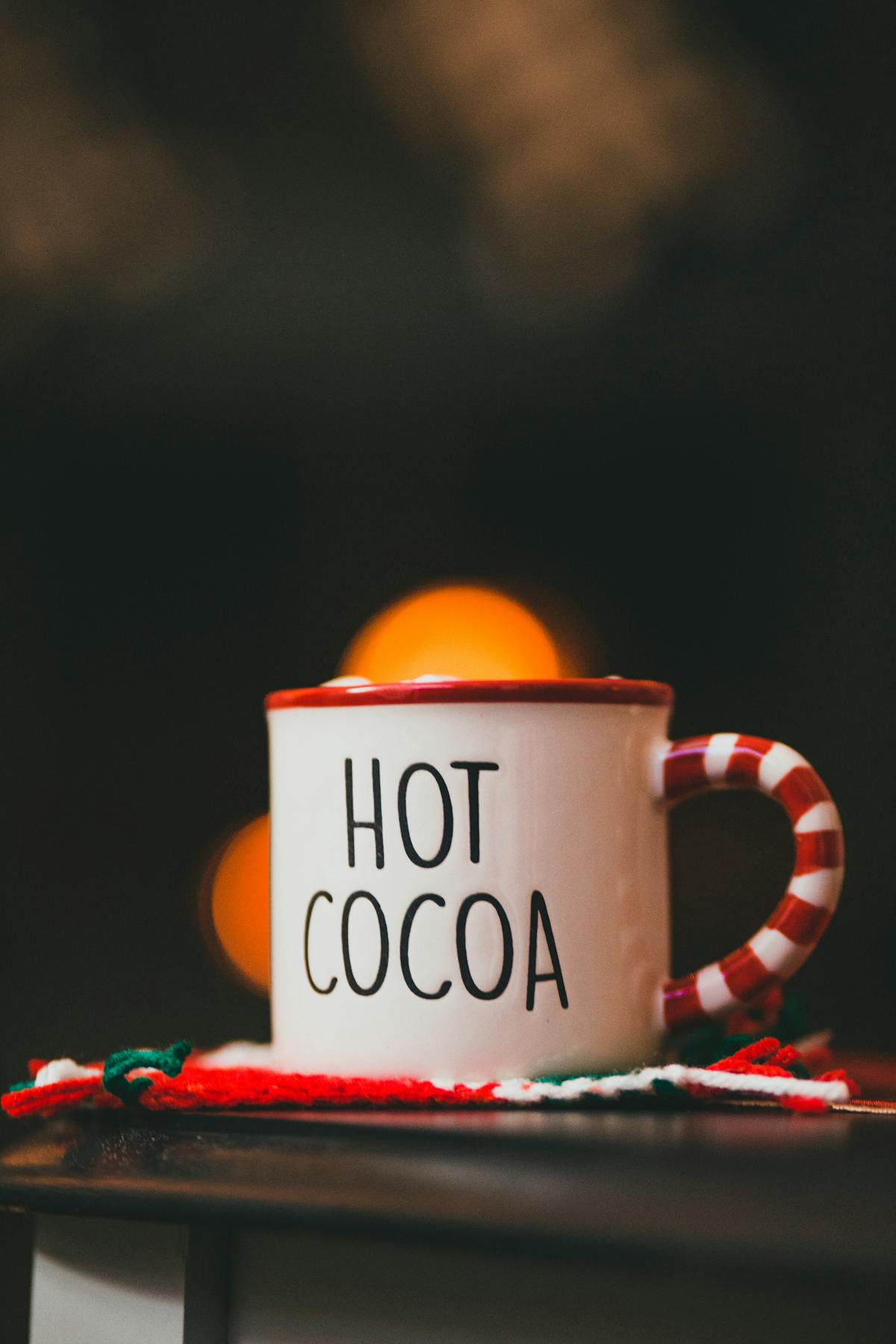 Whistler hot cocoa mix served in a ceramic mug